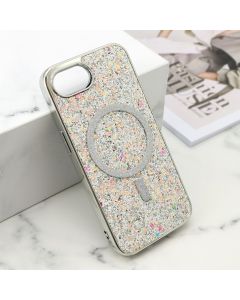 Futrole GLAM GLOW MagSafe za iPhone 16E, srebrna - F121207
