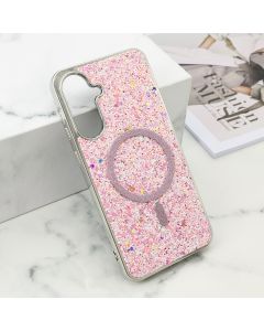 Futrole GLAM GLOW MagSafe za Samsung A366B Galaxy A36 5G, roza - F121213