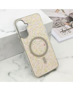 Futrole GLAM GLOW MagSafe za Samsung A366B Galaxy A36 5G, siva - F121214