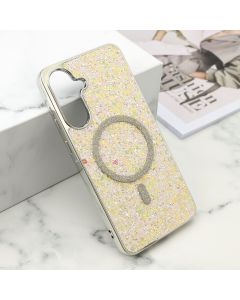 Futrole GLAM GLOW MagSafe za Samsung A566B Galaxy A56 5G, siva - F121218