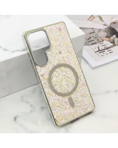 Futrole GLAM GLOW MagSafe za Samsung S938B Galaxy S25 Ultra 5G, siva - F121230