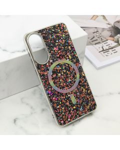 Futrole GLAM GLOW MagSafe za Samsung S937B Galaxy S25 Edge 5G, crna - F121236
