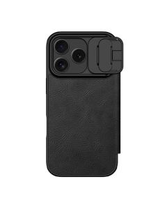 Futrola NILLKIN QIN Pro za iPhone 17 Pro, crna