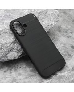 Futrola silikon BRUSHED za iPhone 17, crna