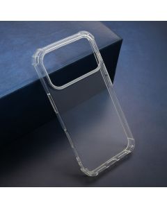 Maska silikon CRASHPROOF za iPhone 17 Pro, providna