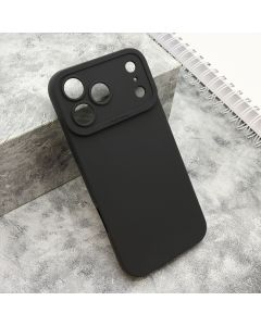 Maska Silikon Pro Camera za iPhone 17 Pro Max, crna