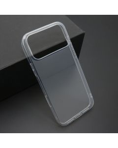 Maska ULTRA TANKI PROTECT silikon za iPhone 17 Pro Max, providna (bela)