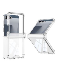 Maska za Samsung Galaxy Z Flip 7 5G TRANSPARENT COLOR LINE providna (GKK case)