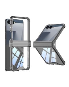 Futrola TRANSPARENT COLOR LINE za Samsung F751B Galaxy Z Flip 7 5G, crna