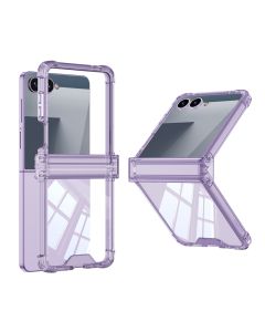 Futrola TRANSPARENT COLOR LINE za Samsung F751B Galaxy Z Flip 7 5G, ljubičasta