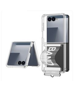 Futrola CLEAR STRAP za Samsung F751B Galaxy Z Flip 7 5G, bela