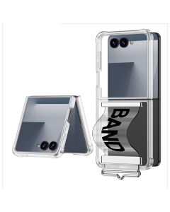 Maska CLEAR STRAP za Samsung F751B Galaxy Z Flip 7 5G, crna - F121554