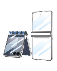 Futrola LINES II za Samsung F751B Galaxy Z Flip 7 5G, srebrna