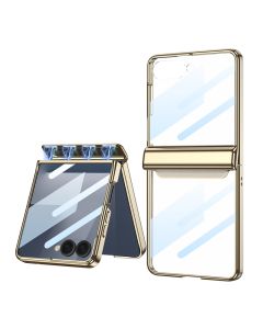 Maska LINES II za Samsung F751B Galaxy Z Flip 7 5G, zlatna - F121575