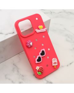 Maska TOY za iPhone 16 Pro Max, roza - F121959