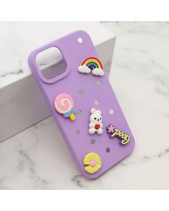 Futrola TOY za iPhone 14, ljubičasta