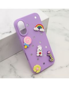 Maska TOY za iPhone 16, ljubičasta - F121966