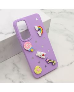 Maska TOY za Samsung A556B Galaxy A55 5G, ljubičasta
