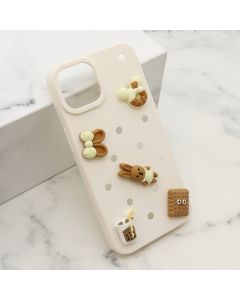 Maska TOY za iPhone 14, bela