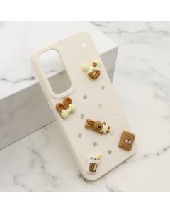 Maska TOY za Samsung A556B Galaxy A55 5G, bela