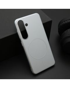 Maska za Samsung Galaxy S24 5G PURE MATTE MagSafe srebrna