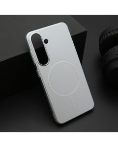 Maska PURE MATTE MagSafe za Samsung S931B Galaxy S25 5G, srebrna