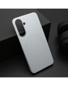 Maska PURE MATTE MagSafe za Samsung A366B Galaxy A36 5G, srebrna