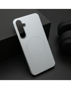 Maska PURE MATTE MagSafe za Samsung A556B Galaxy A55 5G, srebrna