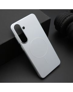 Maska Pure matte MagSafe za Samsung S731B Galaxy S25 FE, srebrna