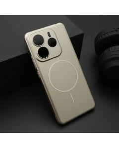 Maska PURE MATTE MagSafe za Xiaomi Redmi Note 14 4G, zlatna