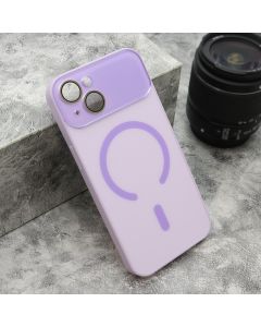 Maska PASTELPOP MagSafe za iPhone 13, ljubičasta