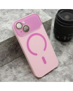 Maska PASTELPOP MagSafe za iPhone 15, roza