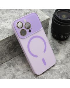 Maska PASTELPOP MagSafe za iPhone 15 Pro, ljubičasta