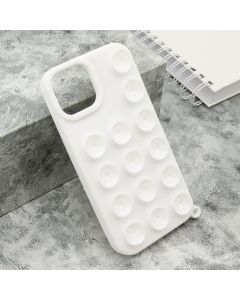 Maska OCTOBUDDY za iPhone 15, bela