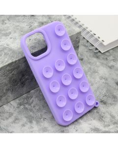 Maska OCTOBUDDY za iPhone 15, ljubičasta