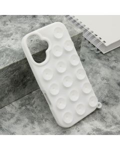 Maska OCTOBUDDY za iPhone 16, bela