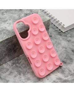 Maska OCTOBUDDY za iPhone 16, roza