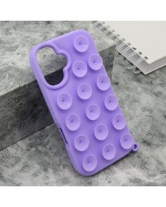 Maska OCTOBUDDY za iPhone 16, ljubičasta