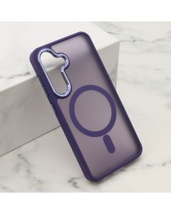 Futrola SILKY MAGSAFE za Samsung S921B Galaxy S24 5G, ljubičasta