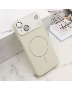 Maska PASTEL DREAMS MagSafe za iPhone 15, bela