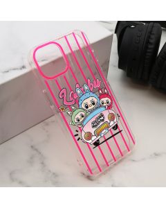 Maska PRINT PARTY za iPhone 14, roza - F122390