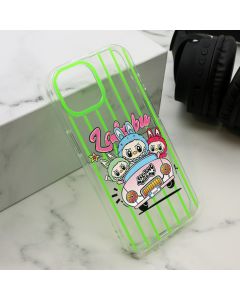 Maska PRINT PARTY za iPhone 15, zelena - F122392