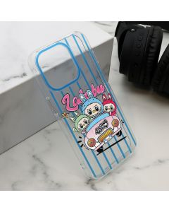 Maska PRINT PARTY za iPhone 15 Pro, plava - F122395
