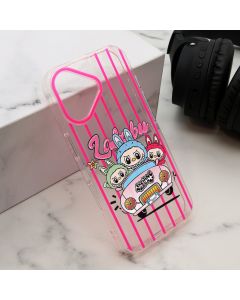 Maska PRINT PARTY za iPhone 16, roza - F122398