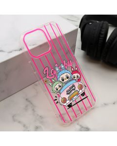 Maska PRINT PARTY za iPhone 16 Pro Max, roza - F122406
