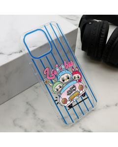 Maska PRINT PARTY za iPhone 16 Pro Max, plava - F122407