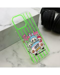 Maska PRINT PARTY za iPhone 16 Pro Max, zelena - F122408