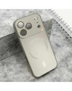 Futrola COLOR METAL Magsafe za iPhone 17 Pro, siva