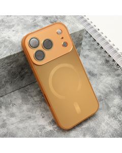 Futrola COLOR METAL Magsafe za iPhone 17 Pro, narandžasta