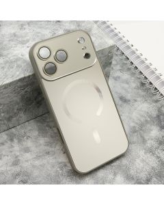 Futrola COLOR METAL Magsafe za iPhone 17 Pro Max, siva